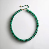 Joyce Semi-Precious Beaded Necklace - Malachite