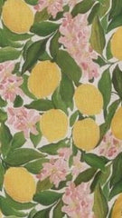 Carlia Midi Dress - Lemon Print