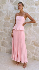 Amana Maxi Dress - Pink