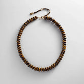 Joyce Semi-Precious Beaded Necklace - Tiger's Eye