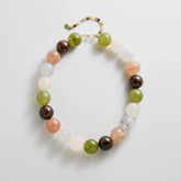 Jane Beaded Necklace - Earth Tones