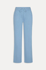 Emma Thermal Low Rise Pants - Lullaby Sky