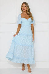 Show My Love Maxi Dress Blue