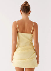 Adella Mini Dress - Yellow