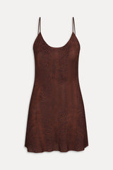 x Réalisation Par Luz Mini Slip Dress - Python