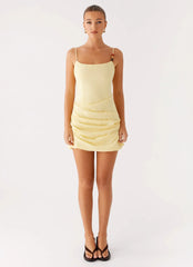 Adella Mini Dress - Yellow