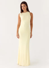 Reece Maxi Dress - Yellow