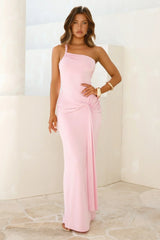 Love This Feeling One Shoulder Maxi Dress