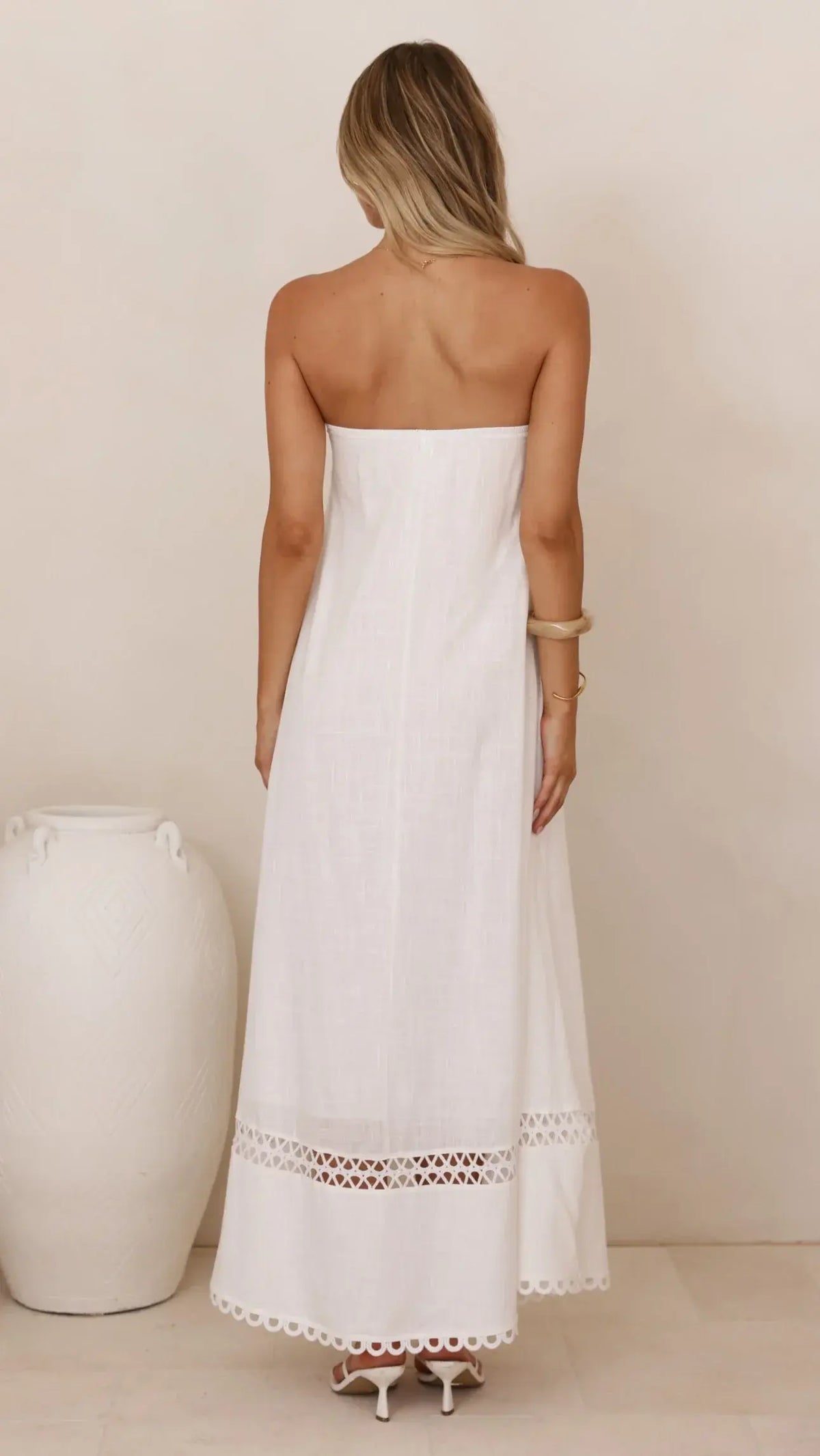 Sandra Maxi Dress - White