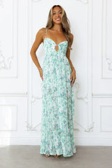 Celestial Daydreams Maxi Dress Green