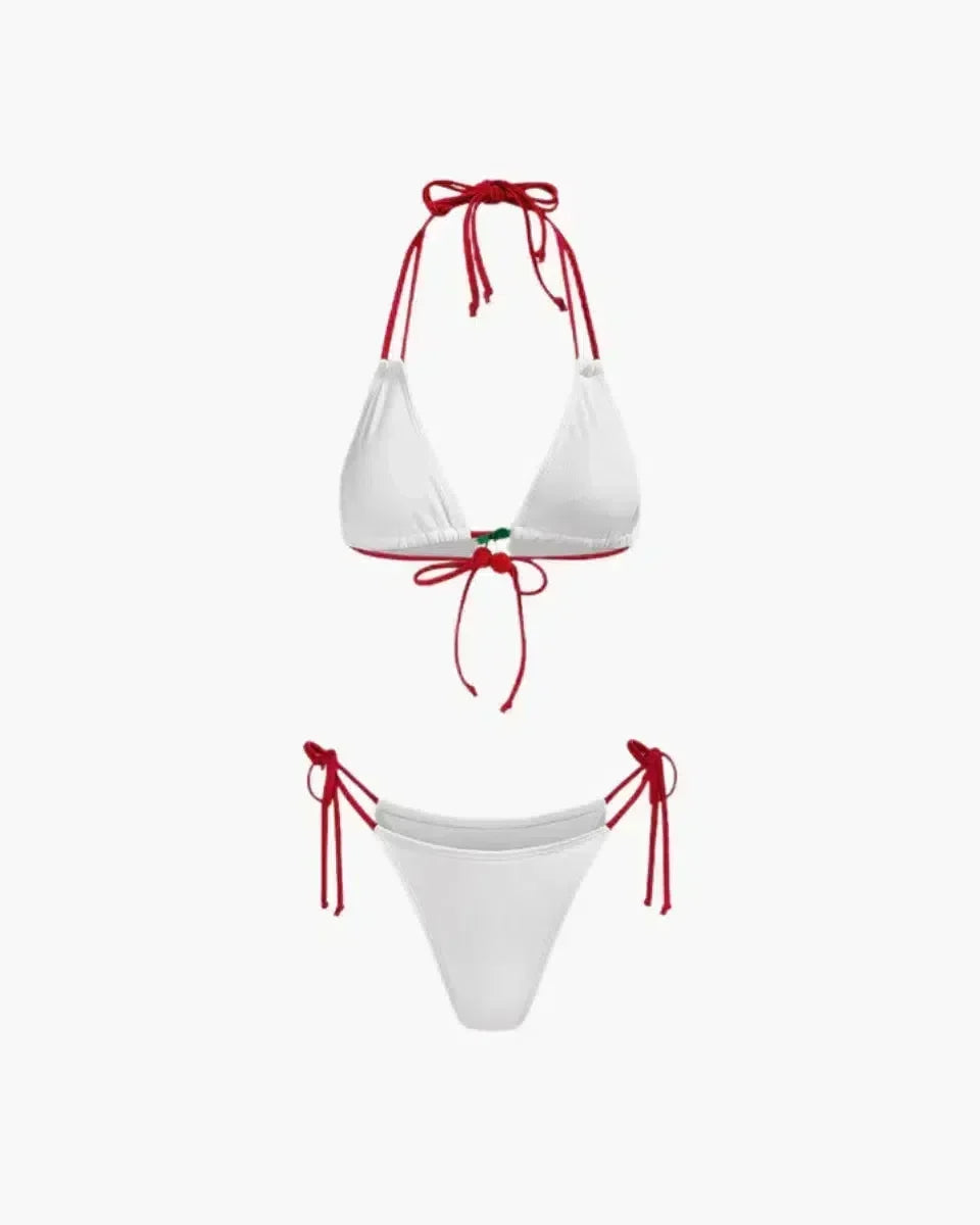 Cherry Print Bikini Set