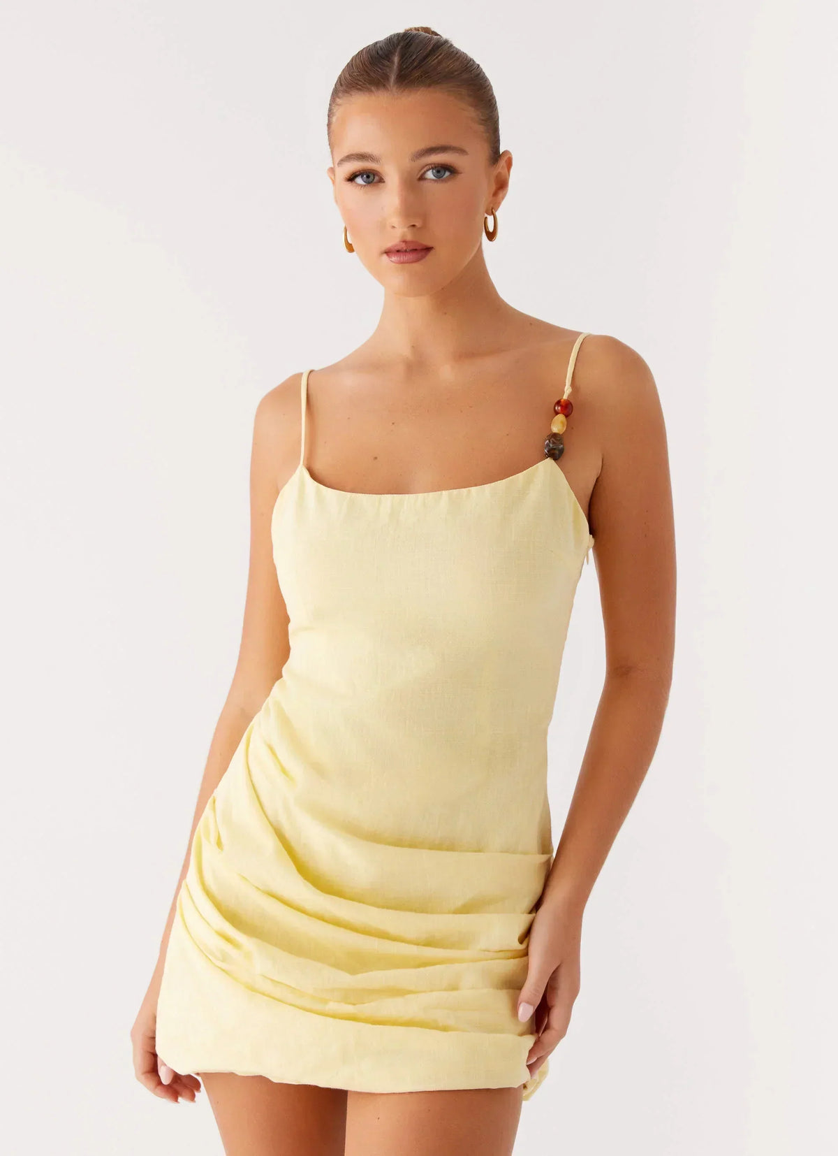 Adella Mini Dress - Yellow
