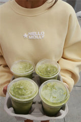 BASE Fleece Round Neck Sweatshirt Butter