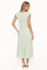 Mapleton Maxi Dress - Sage Green Lace