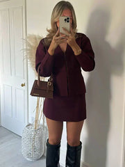 Melisa Ribbed Long Sleeve Set